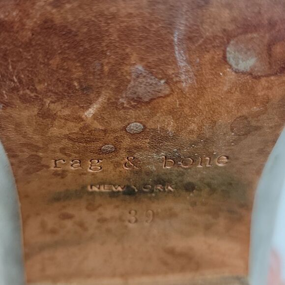 Rag & Bone New York Harrow Leather Ankle Women's Booties - Picture 12 of 13